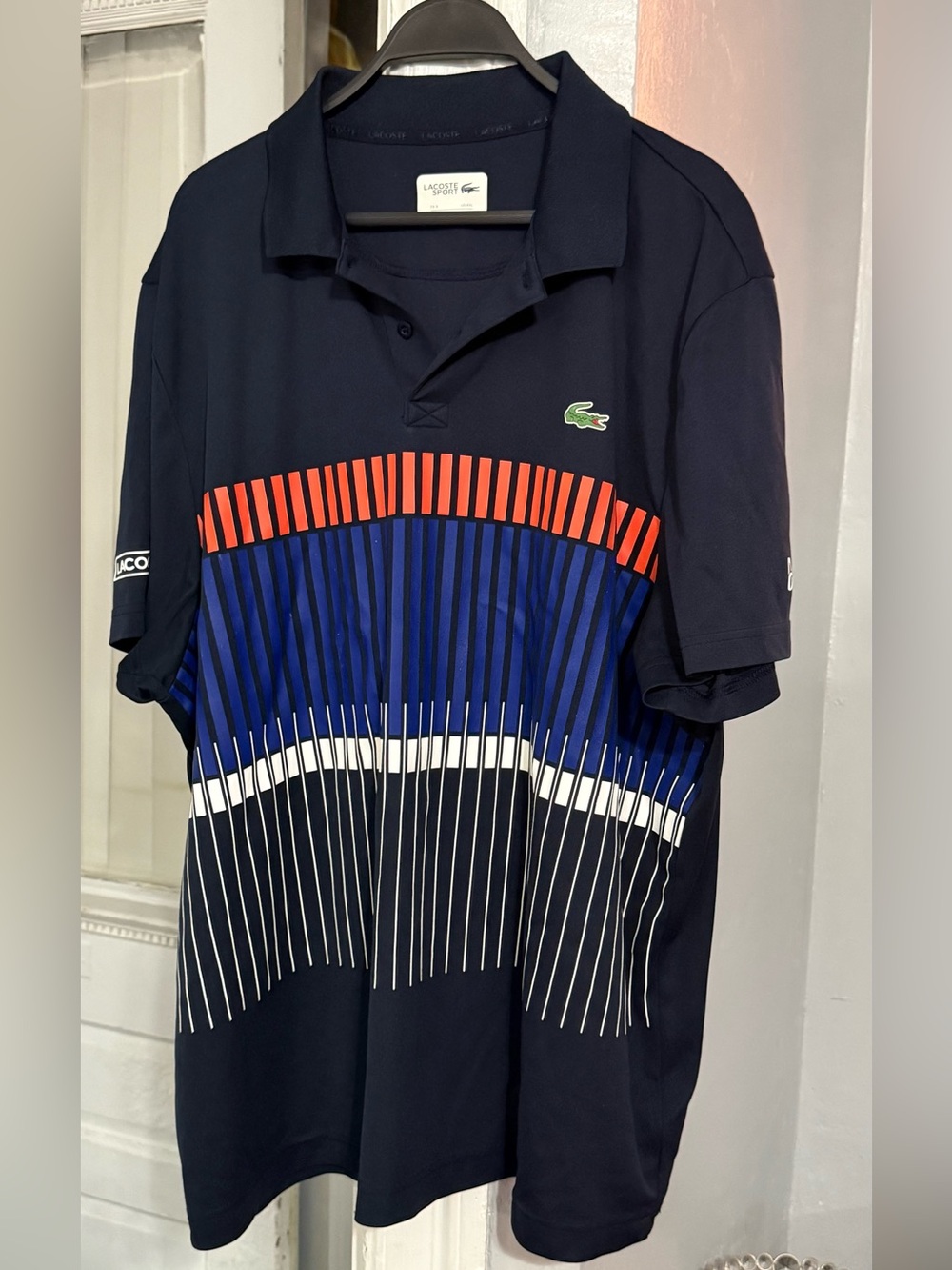 Lacoste x Novak Djokovic tennis polo shirt 4xl
